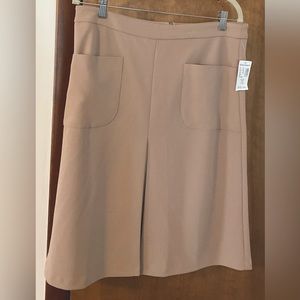 Dress Barn A-line pleat skirt with zip in back NWT Women's Size 12